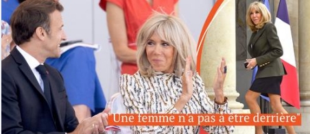 Brigitte Macron, qui 'brise les règles' de la mode, porte une robe Vuitton à 2 900 € alors qu'une internaute pense que Zara lui conviendrait mieux